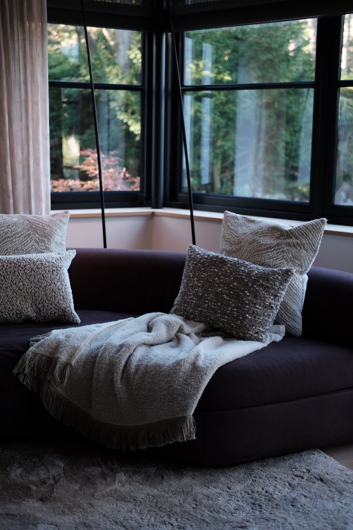 Sand drift Throw, white
