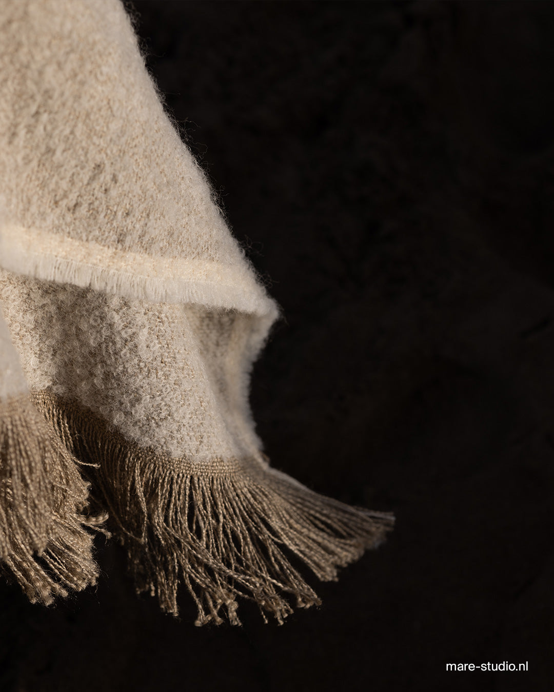 Sand drift Throw, white