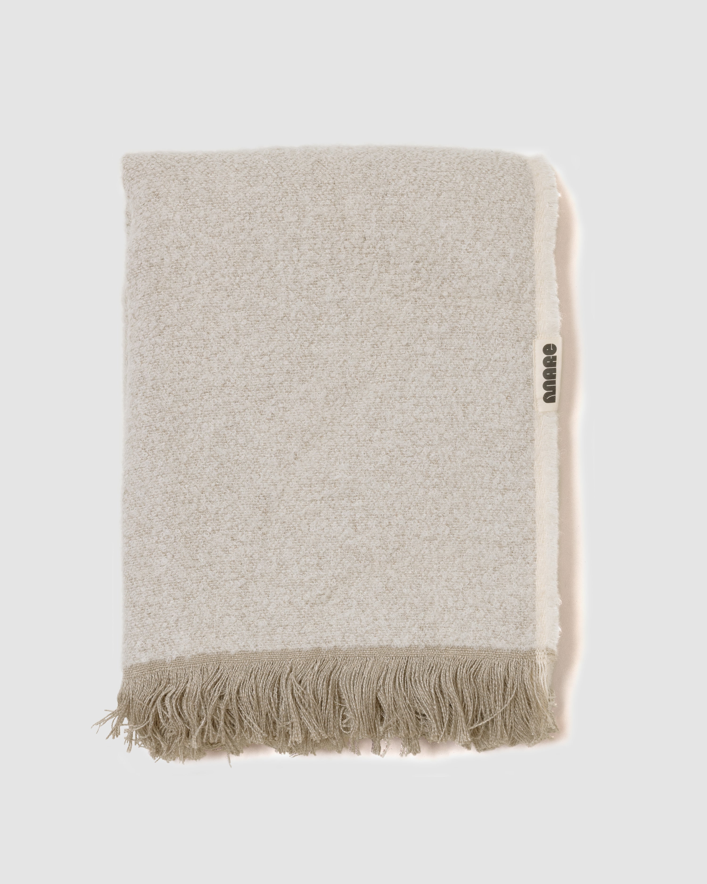 Sand drift Throw, white